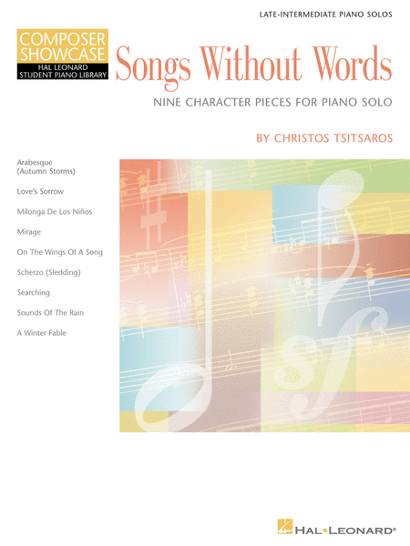 Songs Without Words - Nine Character Pieces for Piano Solo