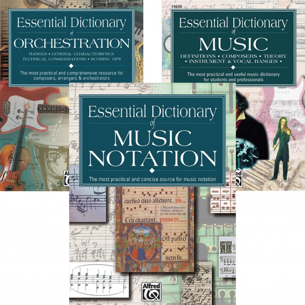 Essential Dictionary of Music 袖珍字典精裝(3本一套) 停看聽音樂培訓中心