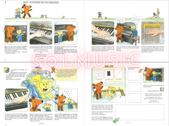 Klavierspielen Mit Der Maus (1套3冊) -與小小鼠一起彈鋼琴