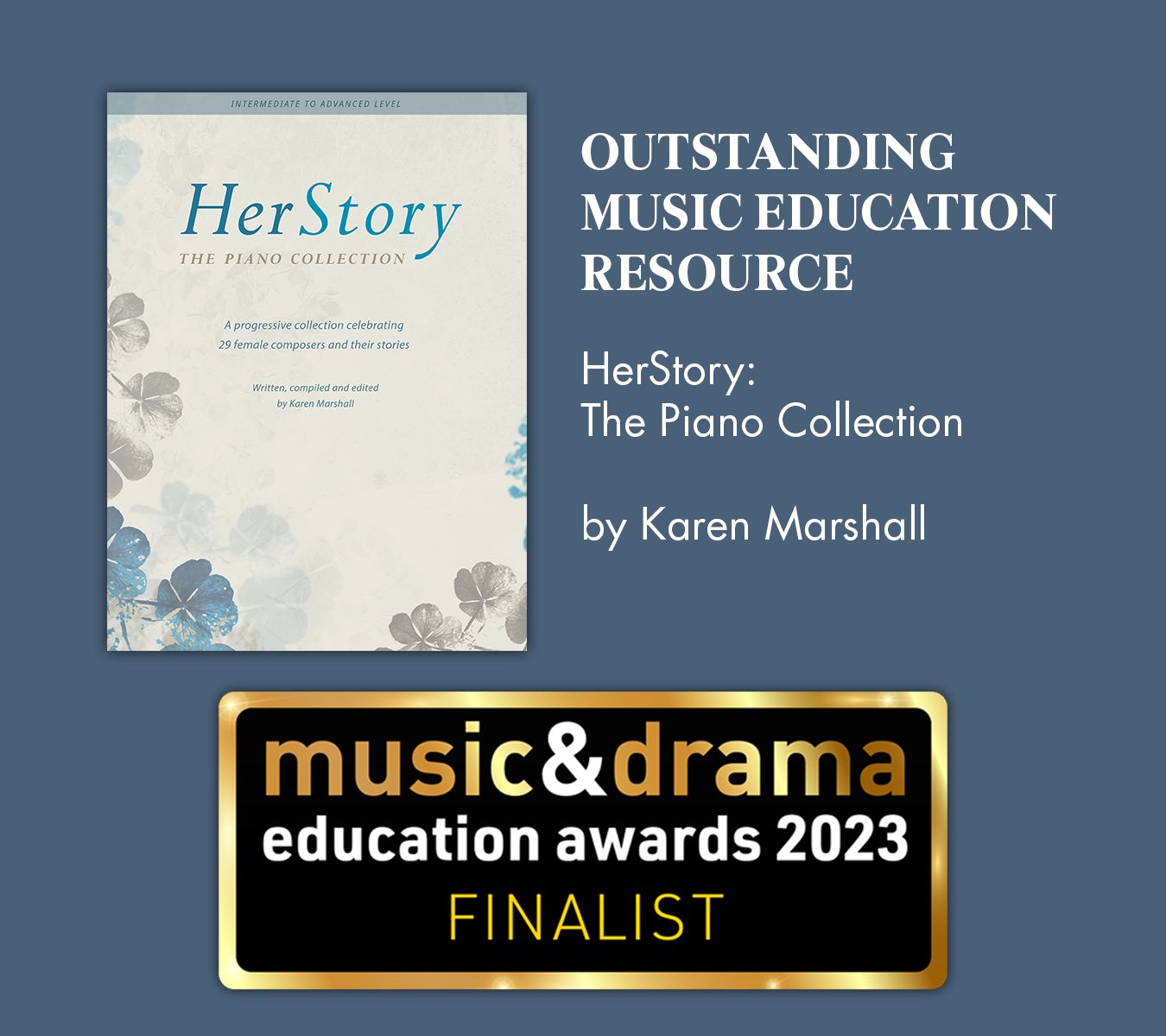 獲得2023 Music & Drama Education Awards 入圍的HerStory