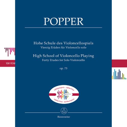 🎉 C-4 🎉Popper- High School of Violoncello Playing op 73