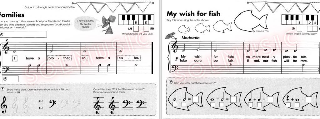 - Get Set! Piano - My First Piano Pieces, Puzzles & Activities 1