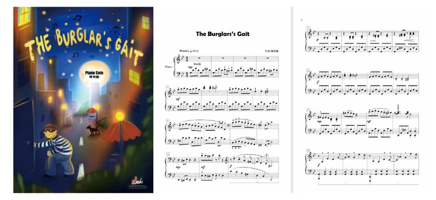 - - PIANO SOLO- 盜賊的步伐 / 沙漠探險/塔朗泰拉舞曲 / 馬戲團之舞 / 模進遊戲 1